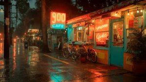 ＢＡＣＫ　ＴＯ　１９８７ [ Synthwave - Retrowave - Dreamwave Mix ] | Rainy Neon Café Vibes