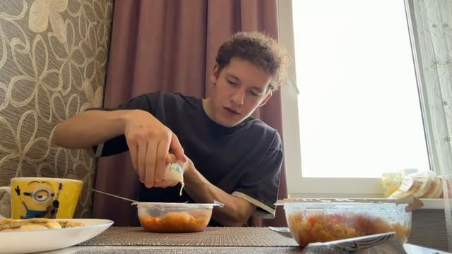 РОМА ЕСТ ПЛОВ ИЗ КУРИЦЫ И ТУШЕННУЮ КАПУСТУ - ГОТОВАЯ ЕДА ИЗ ПЯТЕРОЧКИ!