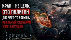 Иран — не цель. Это полигон для чего-то большего: реальный сценарий уже запущен