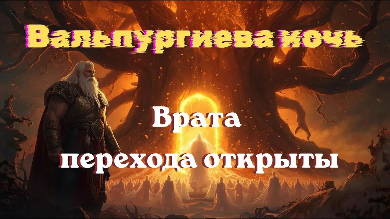 Вальпургиева ночь. Врата перехода открыты. Энергоработа #вселеннаяя #энергоработа  #один