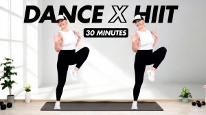 💃🎶30 МИНУТ ТАНЦЕВАЛЬНОГО КАРДИО + HIIT — ВСЁ СТОЯ🎶ТРЕНИРОВКА НА ВСЕ ТЕЛО🎶БЕЗ ОБОРУДОВАНИЯ🎶