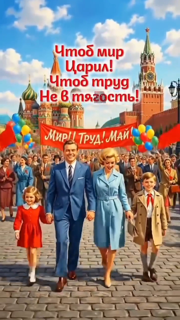Мир, труд, май 😼🫶😎