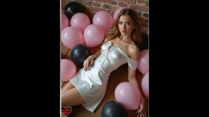 Ai Art Girls. Элегантное атласное платье