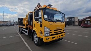 Быстрый обзор 2 ISUZU  эвакуатор с автоКМУ желтый 6 тонн 2026 Фаст Трак 2026-04-17 15-38-30