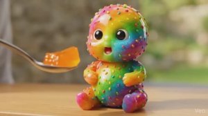 Искусственный интеллект в виде фруктовых младенцев ест настоящие фрукты🍓👶 Невероятно приятное ASMR