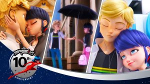 ЛЕДИ БАГ И СУПЕР-КОТ   💖 ЭДРИАНЕТ 🐞   10 лучших моментов   10-летний юбилей 💫