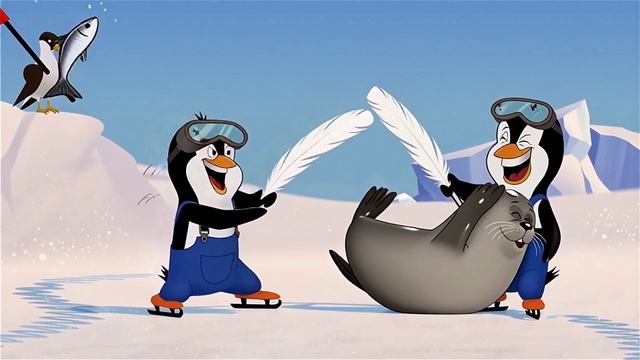 🐧Мульт часть 5  ХОККЕЙНАЯ БИТВА ПИНГВИНОВ: Когда команда становится семьей ❤️🏒