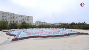 Запустили фонтаны к 1 мая