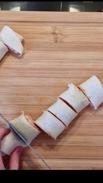 сырно-мясные рулетики в аэрогриле