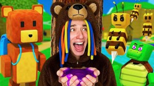 КИТАЙКА ИГРАЕТ В СУПЕР МИШКУ ПРИКЛЮЧЕНИЯ В ЧЕРЕПАХОГРАДЕ!