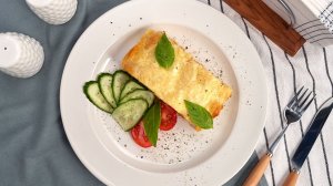 Лазанья со слоеным тестом