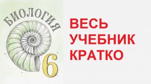 Биология 6 класс краткое содержание параграфов Пасечник