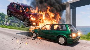 BeamNG Drive - Аварии на высокой скорости