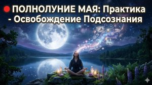 🔴 ПОЛНОЛУНИЕ МАЯ: Практика - Освобождение Подсознания.