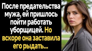 ИСТОРИИ ИЗ ЖИЗНИ/После предательства мужа, ей пришлось пойти работать уборщицей