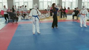 Якупова Дарина 1 бой. Соревнования по каратэ Екатеринбург.