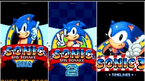 Sonic SMS Remake 1, 2, 3 / все игры (полные прохождения)