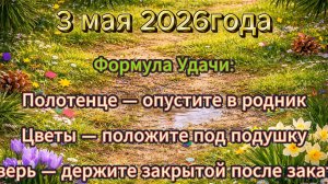 Народные приметы на 3 мая 2026 года