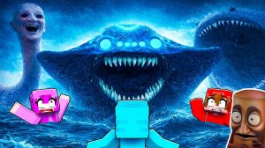 Все МОРСКИЕ МОНСТРЫ Minecraft в Одном Видео...