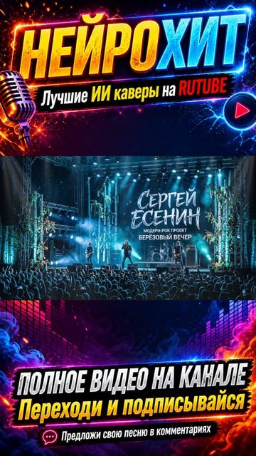 ЕСЕНИН — Гой ты, Русь, моя родная (ИИ кавер, песни, песни 2026, хиты, новые, музыка, клипы)