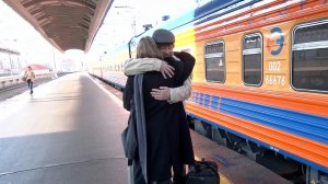 Появились кадры возвращения археолога Бутягина домой в Санкт-Петербург.