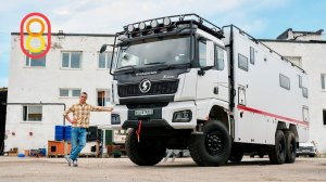 Автодом SHACMAN камин СЕМЬ кроватей два туалета