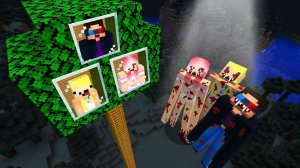 ВЫЖИВАЕМ В ДОМАХ НА ДЕРЕВЕ ПРОТИВ СЛОМАННЫХ КЛОНОВ В МАЙНКРАФТ ШЕДИ МЕН MINECRAFT