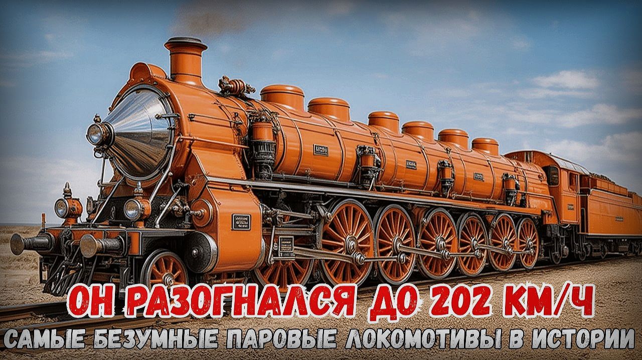 Самые быстрые и редкие паровозы, которые являются символами мирового прогресса