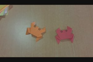 Как сделать краба из бумаги. Оригами-краб🦀