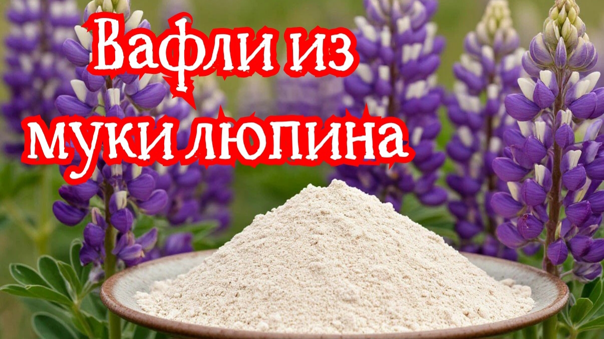 Венские вафли из люпиновой муки — вкусно, полезно и без глютена. Кулинарный ликбез