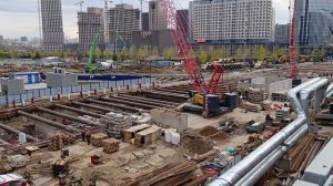 Монтаж ТПМК Елена на площадке ЗИЛ Бирюлёвской линии