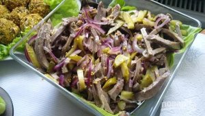 Праздничный салат с языком — вкуснее, чем в ресторане!