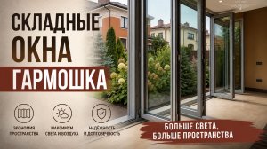 Складные окна гармошка от Vinchelli | Максимум света и пространства