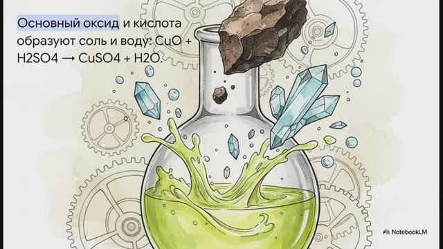 Химия 8 класс § 23 ОКСИДЫ ИХ КЛАССИФИКАЦИЯ И ХИМИЧЕСКИЕ СВОЙСТВА