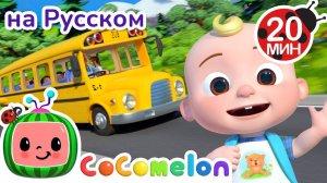 Колёса на Школьном Автобусе🎶🚍 # CoComelon на русском — Детские песенки