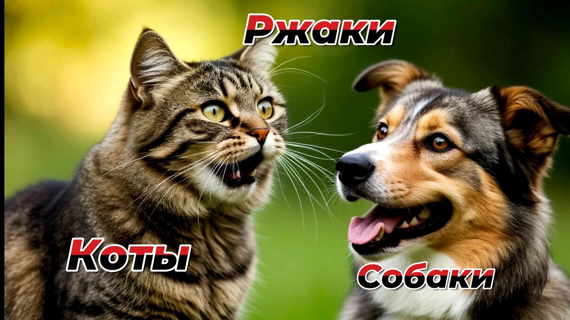 СБОРНИК:Ржаки с котами и собаками