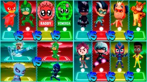 МЕГАМИКС Герои в масках ⚡️ Coffin Dance в Tiles Hop lvl 29-32 - Мультик PJ Masks