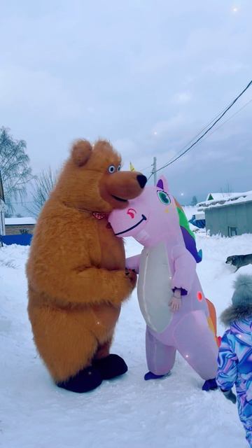 Мишка-Единорожка 🔥