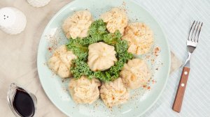 Домашние хинкали с фаршем