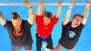 КТО ПОСЛЕДНИЙ УПАДЕТ ПОЛУЧИТ $1,000,000 MRBEAST МИСТЕРБИСТ НА РУССКОМ мистер бист