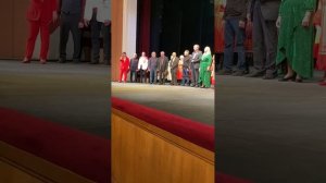 Закрытие концерта Аликовского землячества-совместное исполнение народной песни с Маргаритой Ильиной.