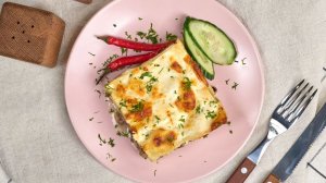 Лазанья со сметаной