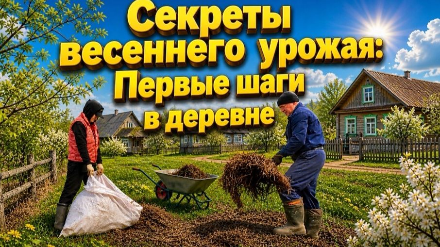 СЕКРЕТЫ ВЕСЕННЕГО УРОЖАЯ | Купили дом в селе на хуторе | Деревенские хлопоты