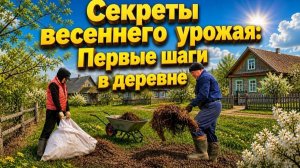 СЕКРЕТЫ ВЕСЕННЕГО УРОЖАЯ | Купили дом в селе на хуторе | Деревенские хлопоты