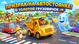 Призрак с автостоянки и золотой грузовичок 👻🚚 Доброе и весёлое приключение | Мультик для детей
