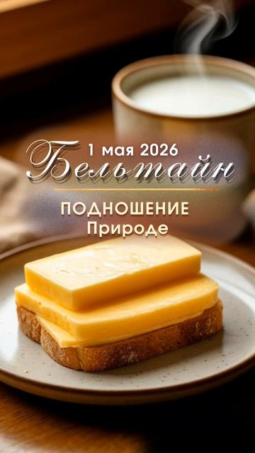 Бельтайн 1.05.2026. Подношение природе.