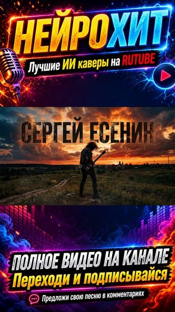 ЕСЕНИН — Гой ты, Русь, моя родная!! (ИИ кавер, песни, рок, песни 2026, хиты, новые, музыка, клипы)