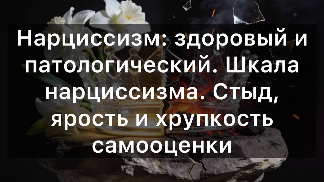 Нарциссизм: здоровый и патологический. Шкала нарциссизма. Стыд, ярость и хрупкость самооценки смотреть онлайн