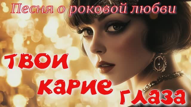 ТВОИ КАРИЕ ГЛАЗА  — Алла Капская | Песня о роковой любви (Премьера песни 2026)