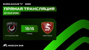 AFL26. Euroleague «C». Day 3. C.F Chrome Hills - Salernitana